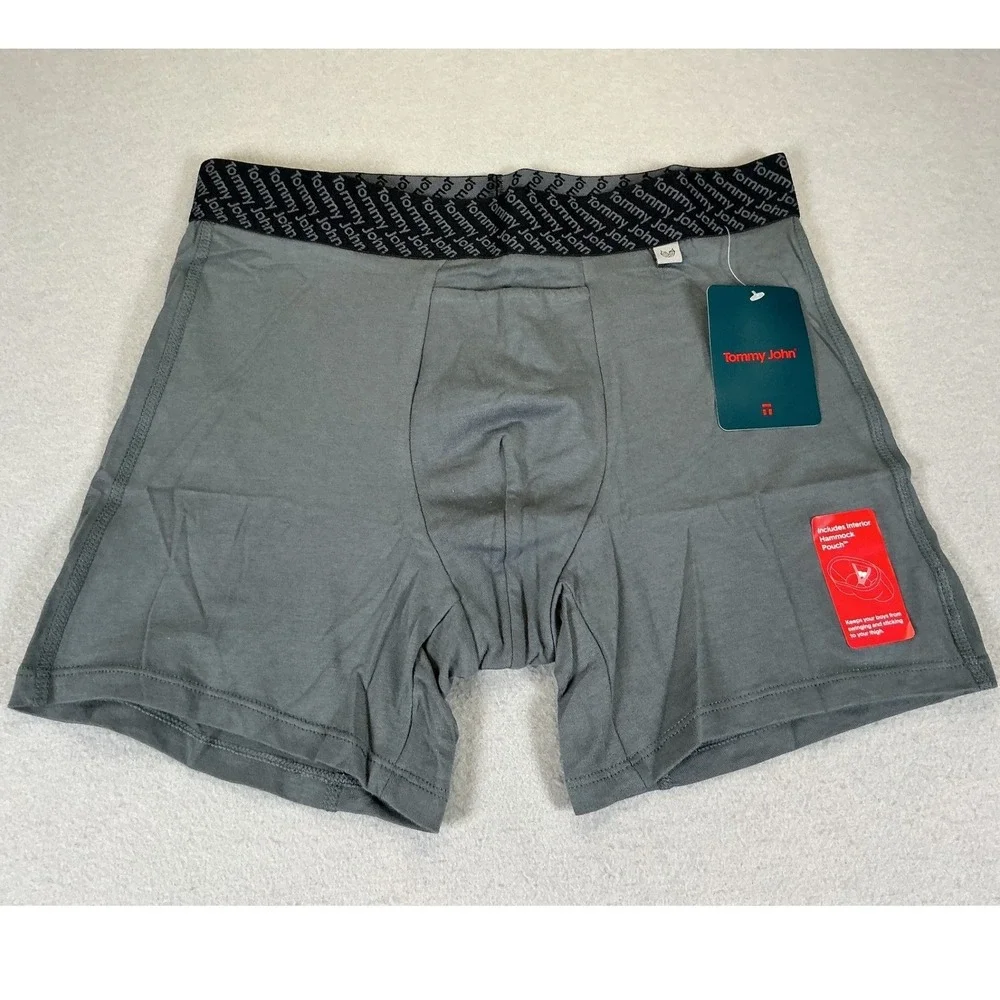 Tommy John Men's Cotton Basics Hammock Pouch Turbulence Boxer Briefs S NWT